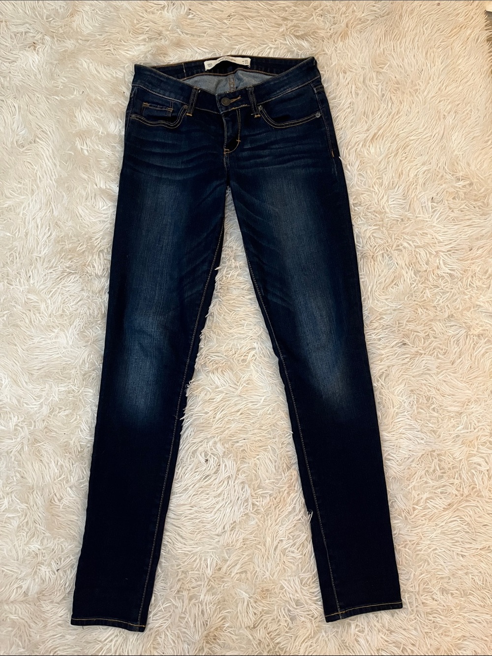 Abercrombie & Fitch Classic Women's Dark Blue Skinny Jeans 00S